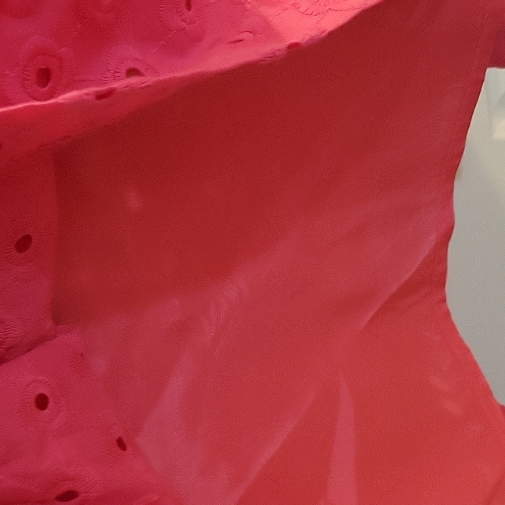 Muse fushia eyelet dress 6 - Picture 6 of 9